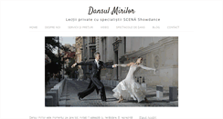 Desktop Screenshot of dansulmirilor.com